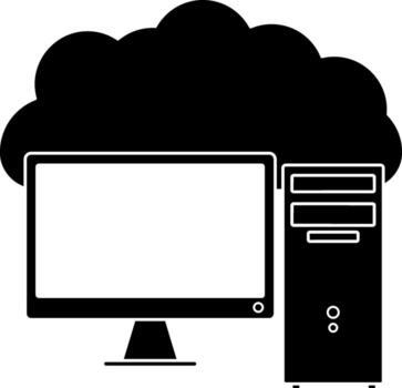 monitorear con UPC en negro y blanco color. vector