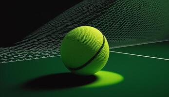 Sports equipment on black background, close up shot ,generative AI photo