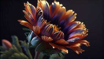 un vibrante ramo de flores de multi de colores flores al aire libre ,generativo ai foto