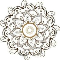 Beautiful ornamental floral design. vector