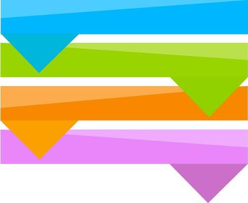 Colorful infographic banners for Business.
