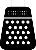 Vector sign and symbol of a grater.