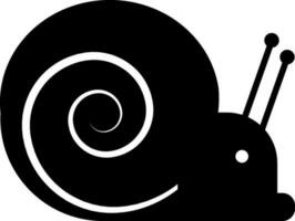 Character of a snail. vector