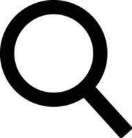 Isolated Magnifying glass icon. vector