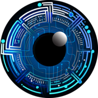 Modern Technology Eye Cybersecurity Crop-out png