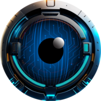 Modern Technology Eye Cybersecurity Crop-out png