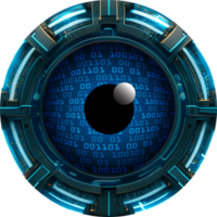 Modern Technology Eye Cybersecurity Crop-out png
