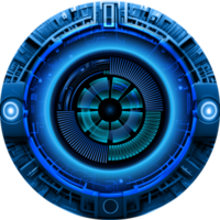Modern Technology Eye Cybersecurity Crop-out png