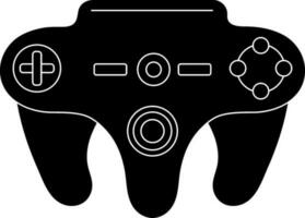 Joystick in flat style. vector