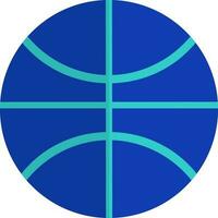 Image of basketball icon with half shadow for gaming concept. vector