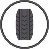 Tire Vector Icon Design