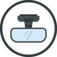 Rearview mirror Vector Icon Design