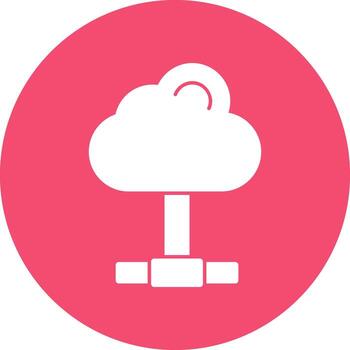 Cloud computing Vector Icon Design