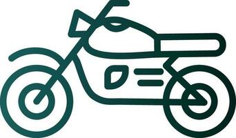 Motorbike Vector Icon Design