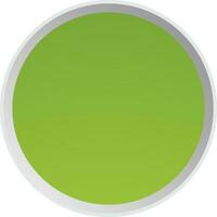 Green circle frame with space for your text. vector