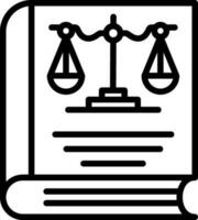 Law Vector Icon Design