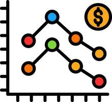 Chart Vector Icon Design