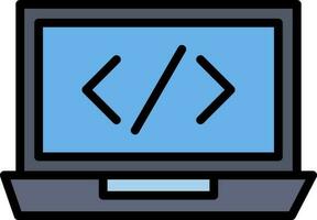 Coding Vector Icon Design