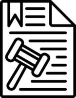 Legal document Vector Icon Design