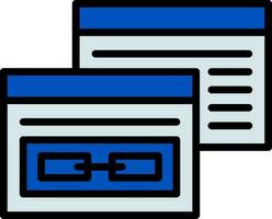 Backlink Vector Icon Design