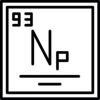 Neptunium Vector Icon Design