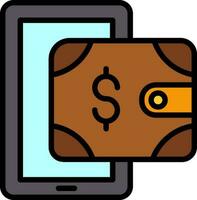 Digital wallet Vector Icon Design