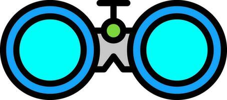 Binoculars Vector Icon Design