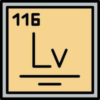 Livermorium Vector Icon Design