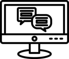 Conversation Vector Icon Design