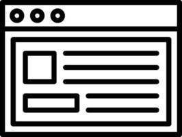 Webpage Vector Icon Design
