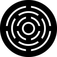 solid icon for target vector