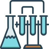 color icon for lab vector