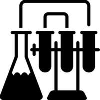 solid icon for lab vector