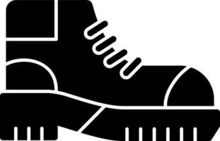 Hiking boots Vector Icon Design