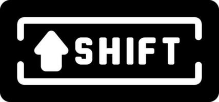solid icon for shift vector
