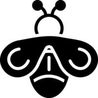 solid icon for fly vector