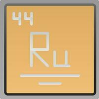 Ruthenium Vector Icon Design