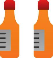 Beer bottles Vector Icon Design