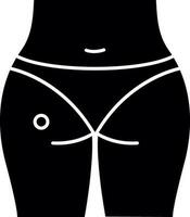 Buttocks Vector Icon Design