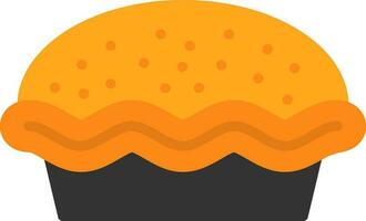 Pie Vector Icon Design