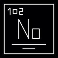 Nobelium Vector Icon Design