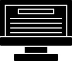 Monitor Vector Icon Design