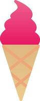 Ice cream cone Vector Icon Design