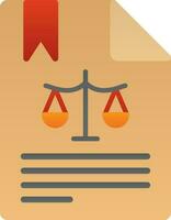 Legal document Vector Icon Design