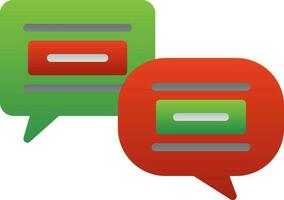 Conversation Vector Icon Design