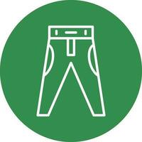 Pants Vector Icon Design