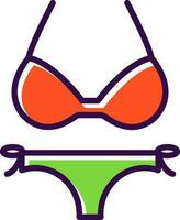 bikini vector icono diseño