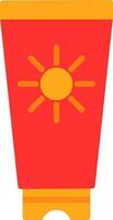 Sun cream Vector Icon Design