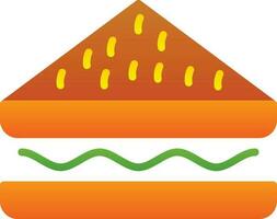 diseño de icono de vector de sándwich