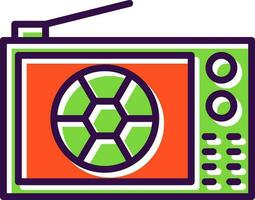 diseño de icono de vector de televisión